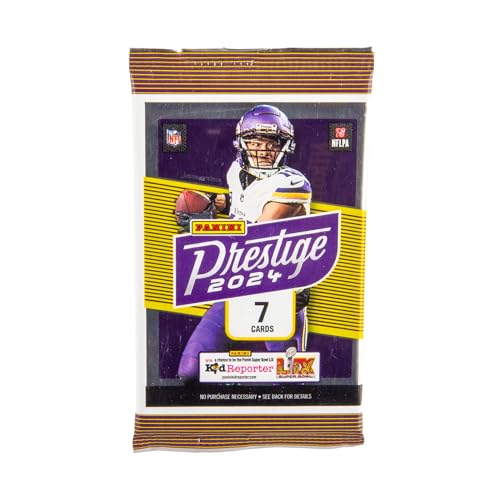 2024 Panini Prestige Football Trading Cards Mega Box