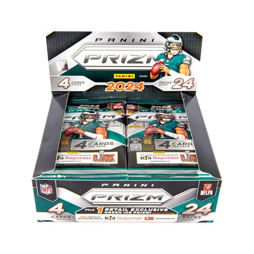 2024 Panini PRIZM NFL Football Trading Cards 24-Count Retail Box