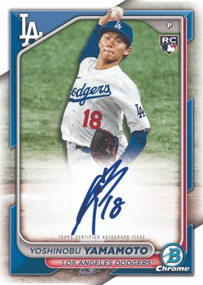 2024 Bowman Baseball Hobby Jumbo Box 3 Autograph Trading Cards