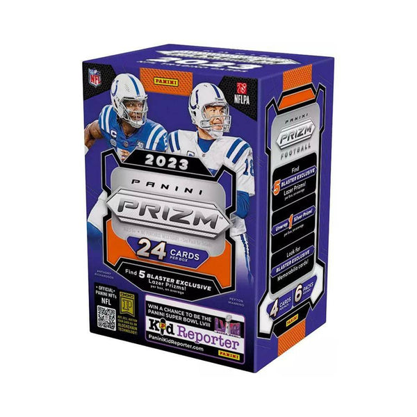 2023 Panini Prizm Football Blaster Box (6 Count Pack of 1)