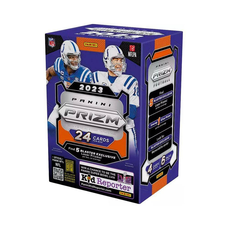 2023 Panini Prizm Football Blaster Box (6 Count Pack of 1)