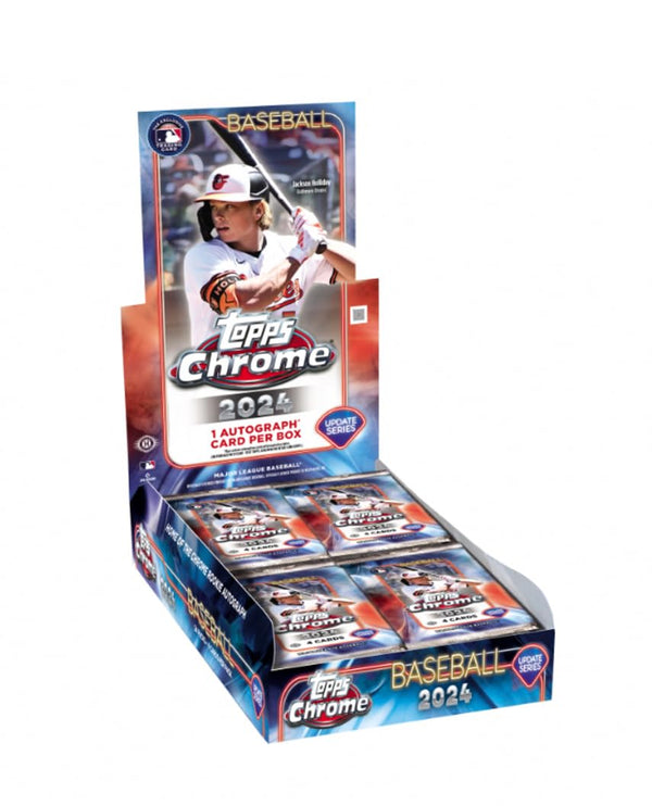 2024 Topps Chrome Update Baseball Sealed Hobby Box (1 Autograph/Box)