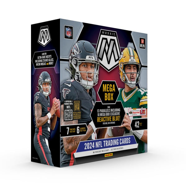 2024 Panini NFL Mosaic Football Trading Cards Mega Box