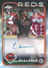 2024 Topps Chrome Baseball 1 Chrome Autograph Per Hobby Trading Card Box