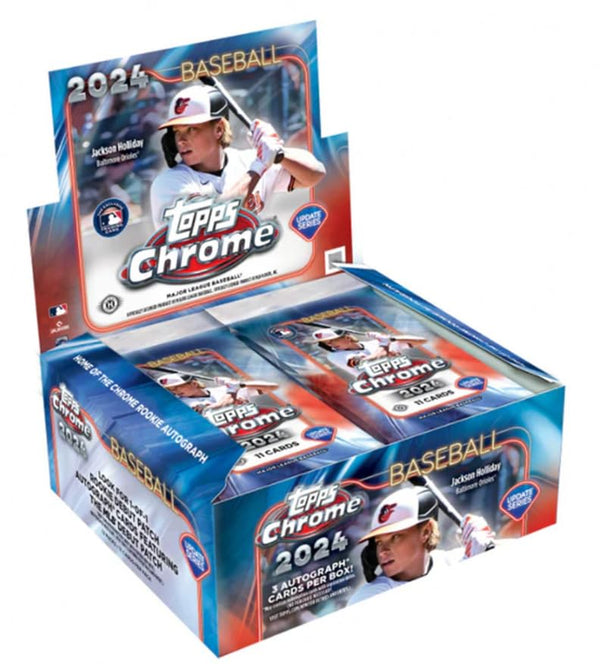 2024 Topps Chrome Update Baseball Sealed Hobby Jumbo Box (3 Autograph/Box)