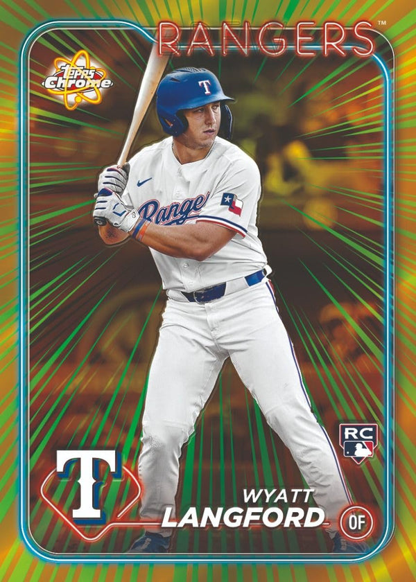 2024 Topps Chrome Baseball 1 Chrome Autograph Per Hobby Trading Card Box