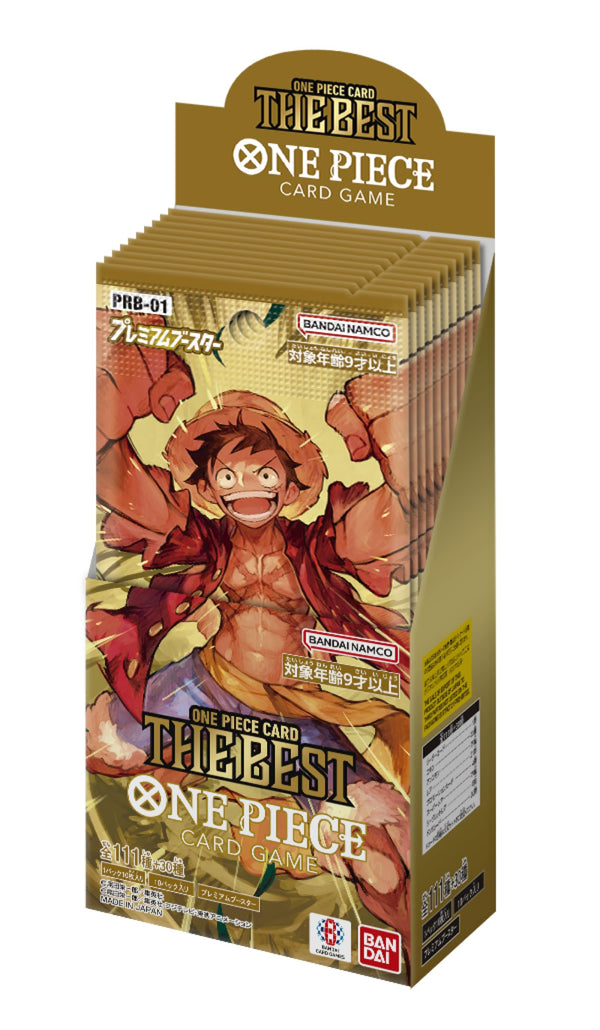 BANDAI ONE Piece Card Game Premium Booster ONE Piece Card The Best [PRB-01] (Box) 10 Pack
